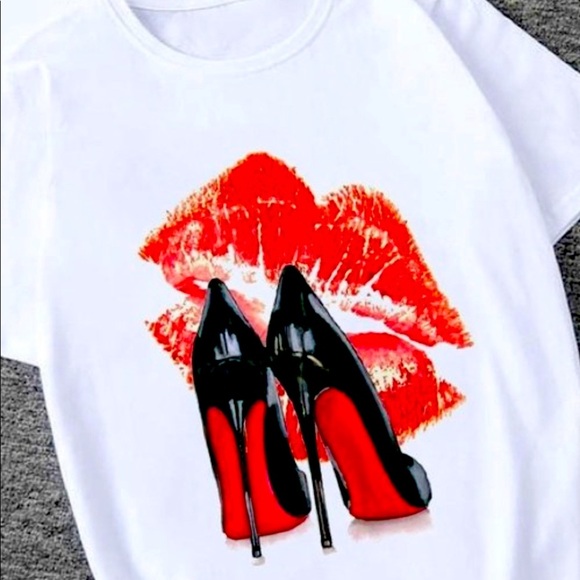 J. ELISE BOUTIQUE WOMEN’S White Graphic Print Round Neck Short Sleeve Shirt - Picture 6 of 10